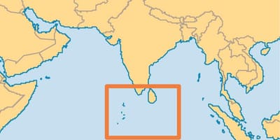 মালদ্বীপ দ্বীপ অবস্থান বিশ্ব মানচিত্র